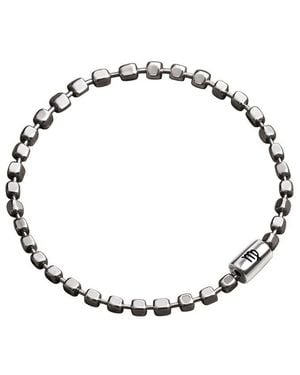 Karma and Luck Zodiac Plated Ball Chain Bracelet - Metallic
