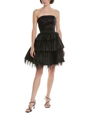 Jovani Strapless Mini Dress - Black