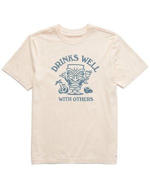Life Is Good. Crusher T-Shirt - White
