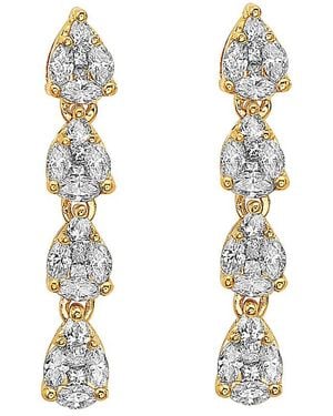 Effy Fine Jewelry 14K 0.98 Ct. Tw. Diamond Earrings - White