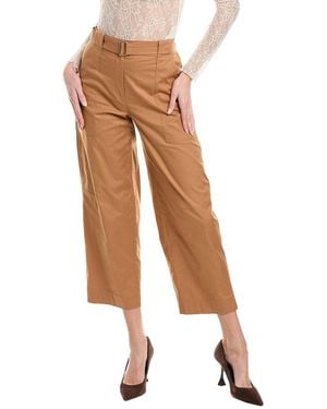 Jonathan Simkhai Jenny Belted Crop Pant - Brown