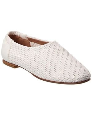 Jonathan Simkhai Eden Woven Leather Ballet Flat - White