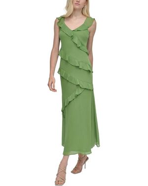 floor length evening dresses LaDivine KV1057 Formal Long Off Shoulder Dress main image 1