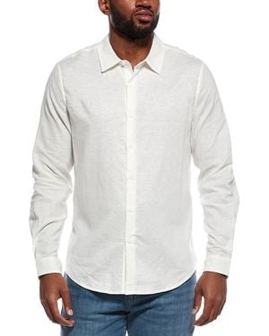 Onia Stretch Linen-Blend Shirt - White