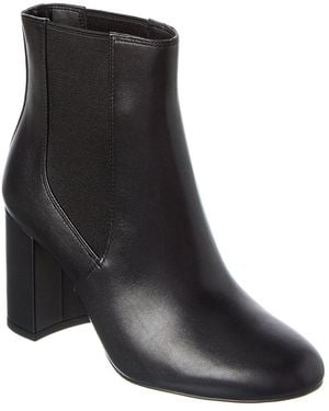 Stuart Weitzman Celina Leather Chelsea Boot - Black