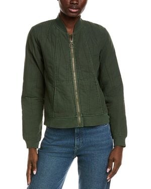 XCVI Hurston Quilted Bomber Jacket - Green