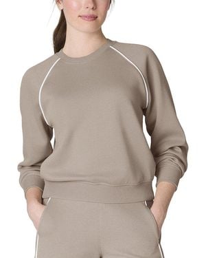 Spanx Airpique Crewneck Top - Gray