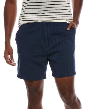 Slate & Stone Elastic Waist Easy Short - Blue