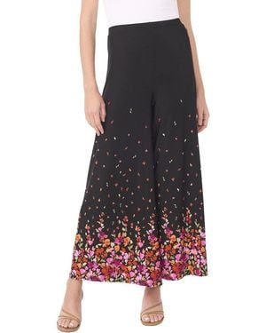 Vince Camuto Pull On Wide Leg Pant - Black