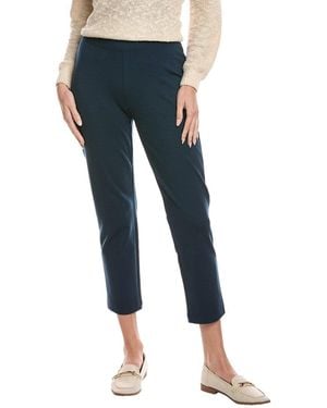 Eileen Fisher Petite Slim Ankle Pant - Blue