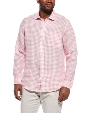J.McLaughlin Gramercy Linen Shirt - Pink