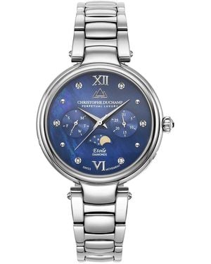 Christophe Duchamp Etoile Diamond Watch - Blue