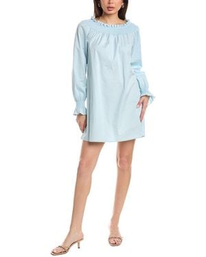 JLuxe Long Sleeve Mini Dress - Blue