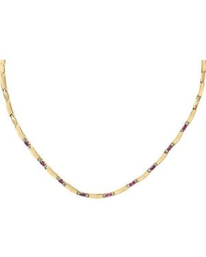 Haus of Brilliance 14K Diamond Statement Necklace - Natural