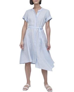 DKNY Linen Dress - Blue