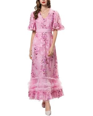 BURRYCO Maxi Dress - Pink