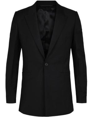Givenchy Slim-Fit Single-Breasted Wool & Mohair-Blend Blazer - Black