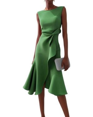 Kira Mone Sleeveless Midi Dress - Green