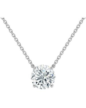 Sabrina Designs Lab Grown Diamonds 14K 2.00 Ct. Tw. Lab-Grown Diamond Solitaire Necklace - Metallic