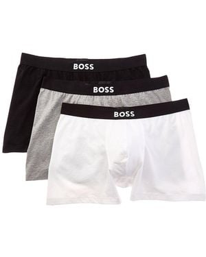 BOSS Boss Set Of 3 Boxer Brief - Black