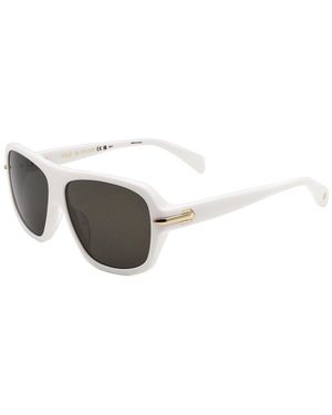 Rag & Bone 57Mm Sunglasses - White