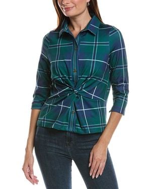 Gretchen Scott Twist Shout Top - Blue