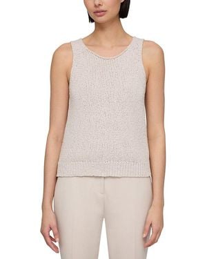 Lafayette 148 New York Scoop Neck Jumper Tank - White