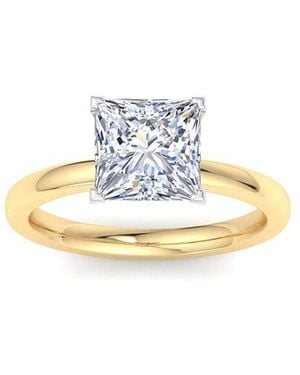 SuperJeweler 14K 3.00 Ct. Tw. Lab-Grown Diamond Ring - White