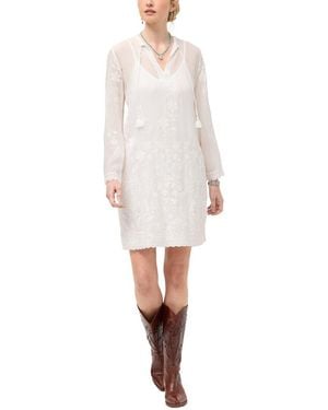 Johnny Was Ankah Mini Slip Dress - White