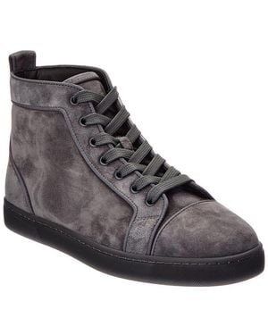 Christian Louboutin Louis Orlato Suede Trainer - Black