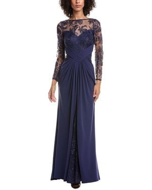 Tadashi Shoji Lace Gown - Blue