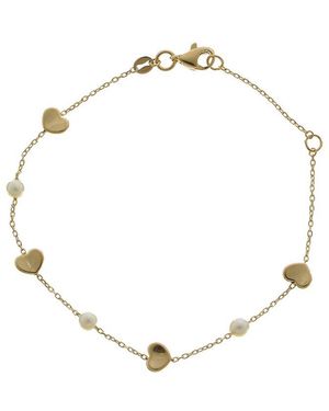 Italian Gold 14K Bracelet - Metallic