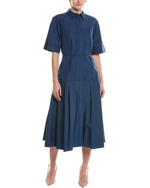 Lafayette 148 New York Shirtdress - Blue