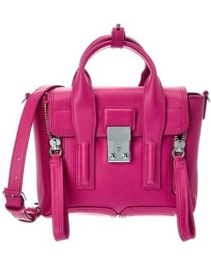 3.1 Phillip Lim Pashli Leather Mini Satchel - Pink
