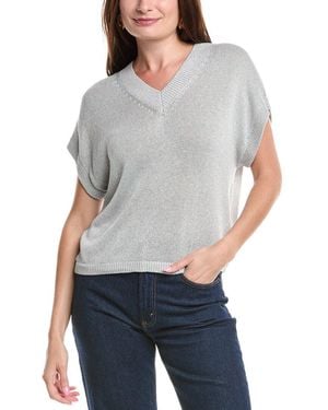 Vince Camuto Lurex Dolman Jumper - Grey