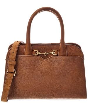 Sam Edelman Loriane Small Leather Satchel - Brown