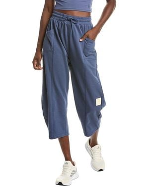 House of Harlow 1960 23In Contrast Stitching Barrel Pant - Blue
