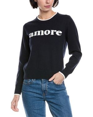 Brodie Cashmere Amore Cashmere-blend Jumper - Blue