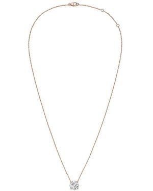 Diana M. Jewels Diana M. 14K Rose 8.00 Ct. Tw. Lab-Grown Diamond Pendant Necklace - Multicolour