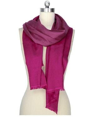 Saachi Cashmere & Silk-Blend Scarf - Purple