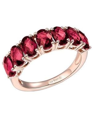 Le Vian Le Vian Raspberry 14K 3.78 Ct. Tw. Rhodolite Ring - Red
