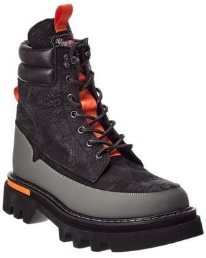 Todd Synder X Champion X Woolrich Leather Boot - Black