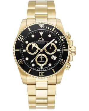 Christophe Duchamp Marine Chrono Watch - Metallic