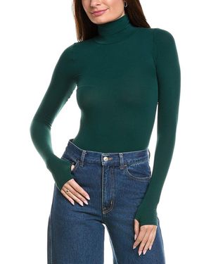 Commando Ballet Turtleneck Bodysuit - Green