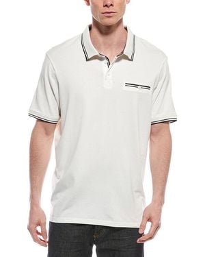 Report Collection Knit Polo Shirt - White