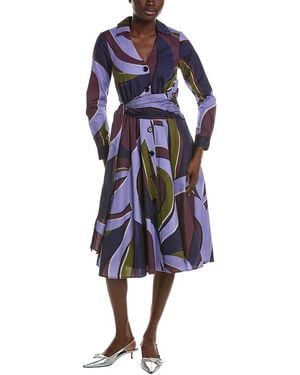 Hutch Corynn Midi Dress - Blue