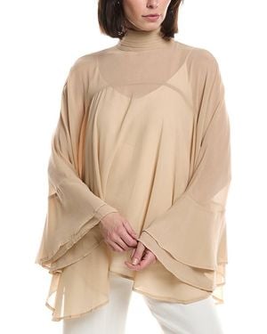 HL Affair Angel Wing Sleeve Top - Natural