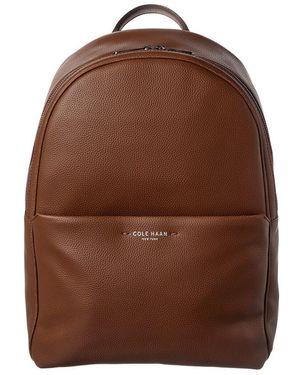 Cole Haan Belmont Leather Backpack - Brown
