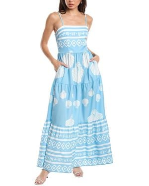 JLuxe Sleeveless Maxi Dress - Blue