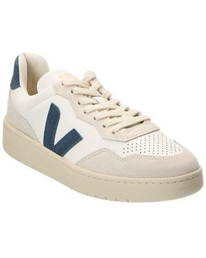 Veja Leather & Suede Sneaker - White